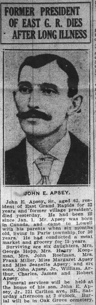 John Apsey II obituary